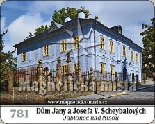Magnetky: Dům Jany a Josefa V. Scheybalových - Jablonec nad Nisou